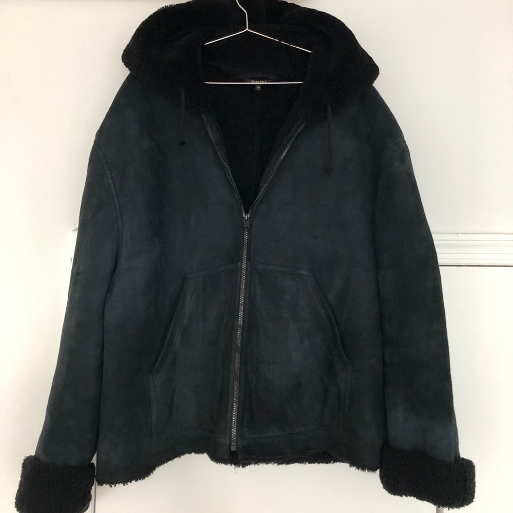 Yeezy season 5 shearling coat